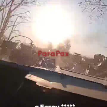 Russian Soldier Running the Gauntlet