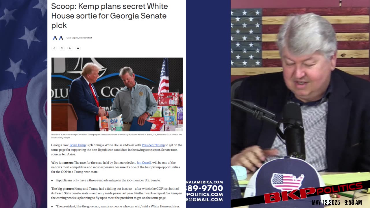 Musk Exits DOGE, Vought Takes Over, Kemp-Trump Valdosta Deal, Kemp’s Vow for 2026