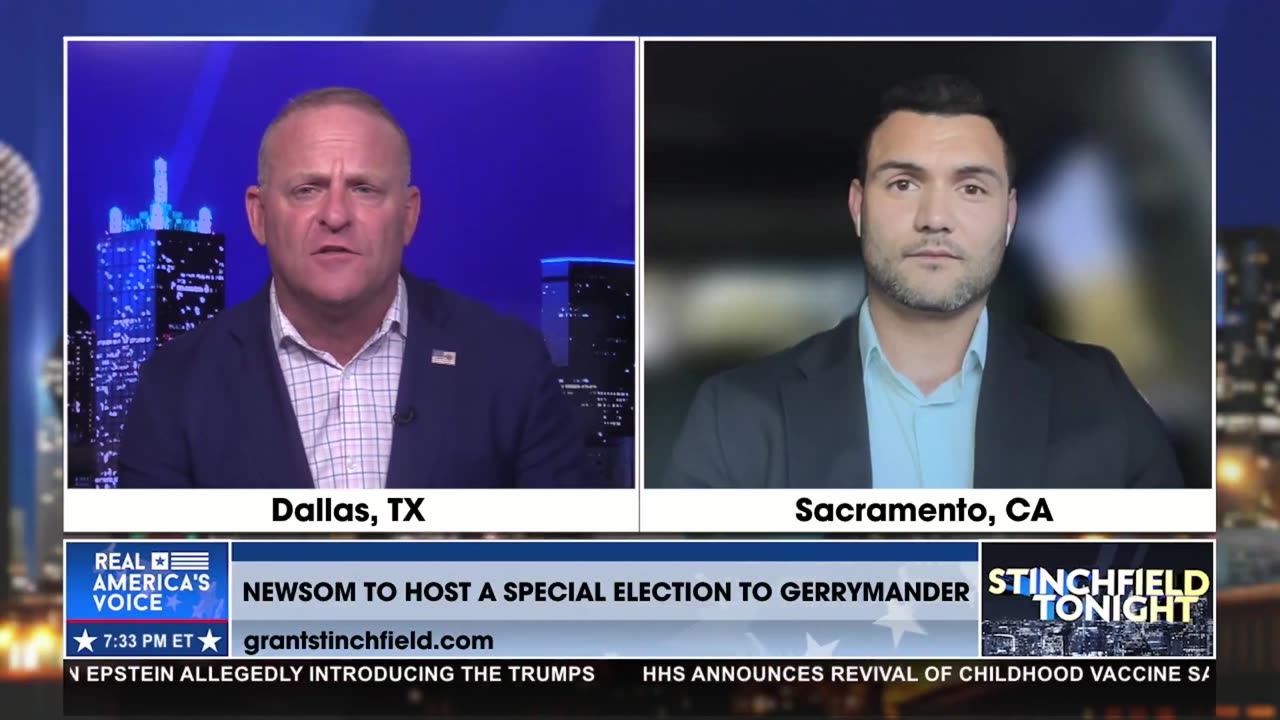 NEWSOM MAKES A PUSH FOR ALL BLUE IN CALIFORNIA