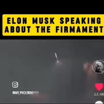 Elon Musk spiking about the firmament