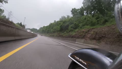 Ohio Trip & Tunnels and Rain Breezewood downhill