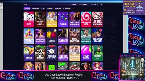 Birthday Stream On Roobet - $40 CAD and a Dream