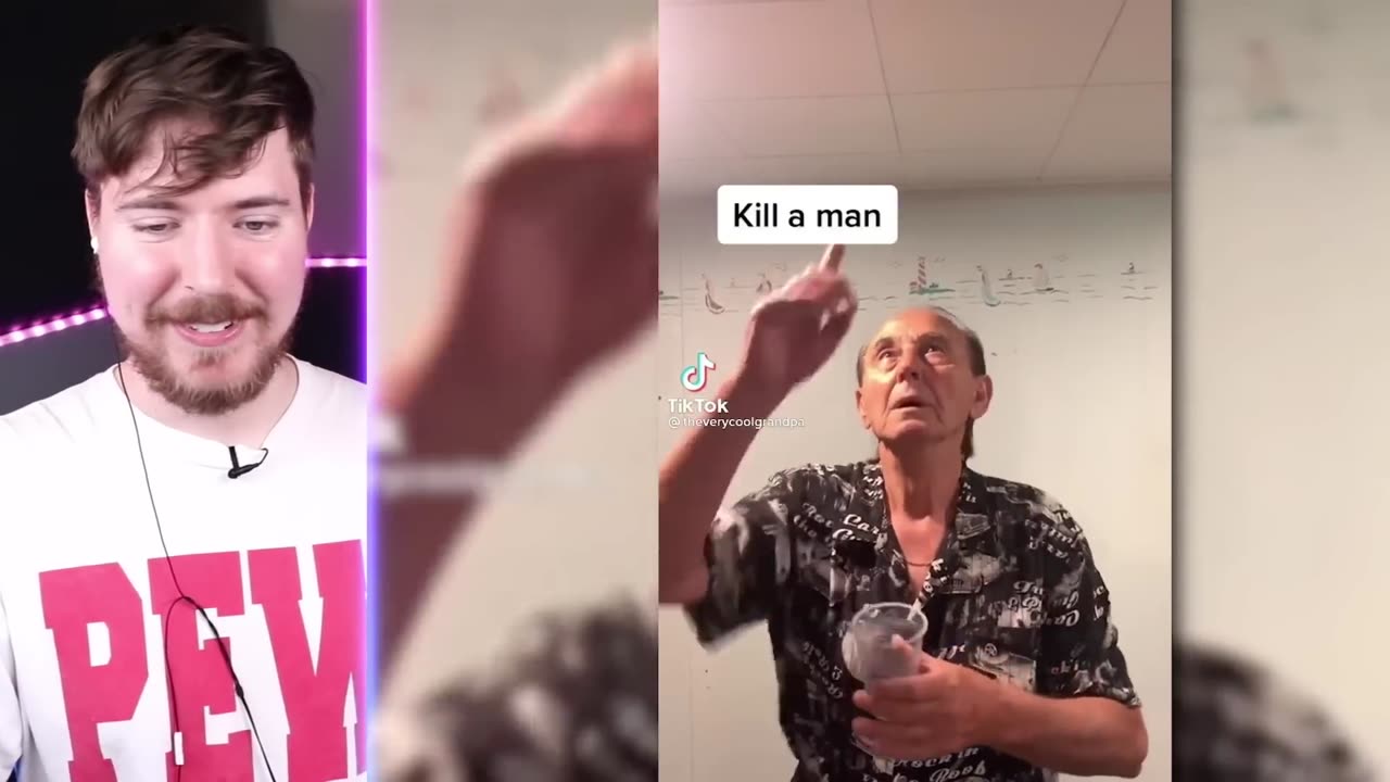 Funny video reaction