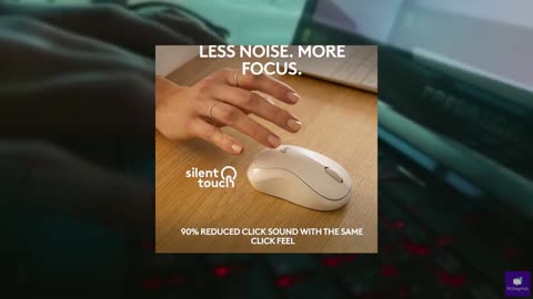 Logitech M240 Silent Bluetooth Mouse, Wireless, Compact, Portable, Smooth Tracki