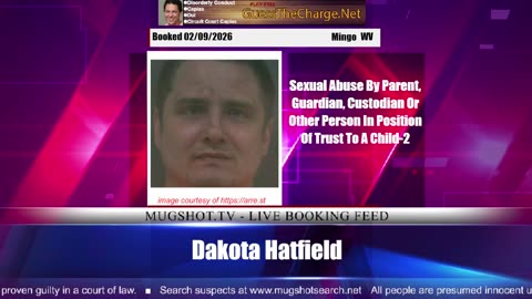 Mugshot TV - Live Arrest Booking Video Stream