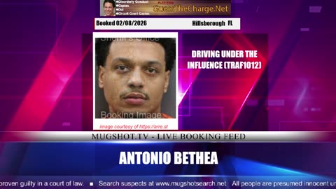 Mugshot TV - Live Arrest Booking Video Stream