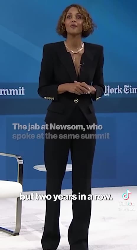 Halle Barry Speaks Out Against Gavin Newsom