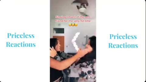 Singing in front of friends and family priceless reactions