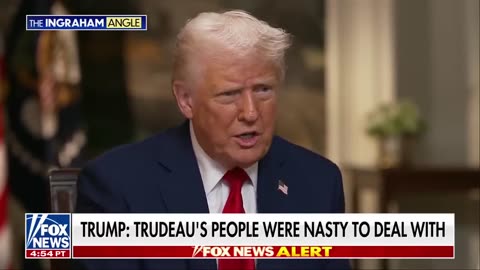 Donald Trump: nasty, Canada is meant to be our 51st state