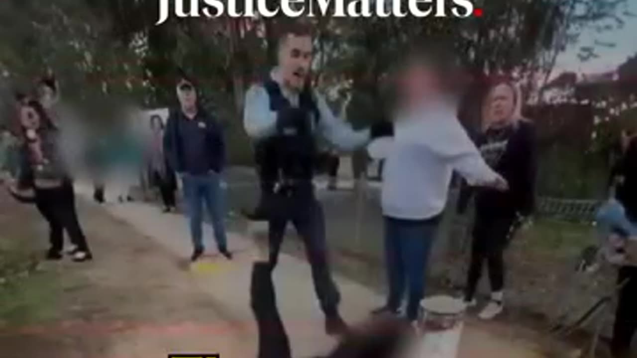 Why did NSW Cop slam woman to ground?