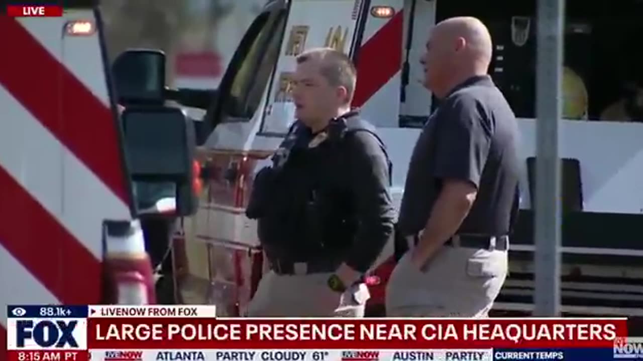 Police and SWAT have surrounded the CIA headquarters in Virginia active ...