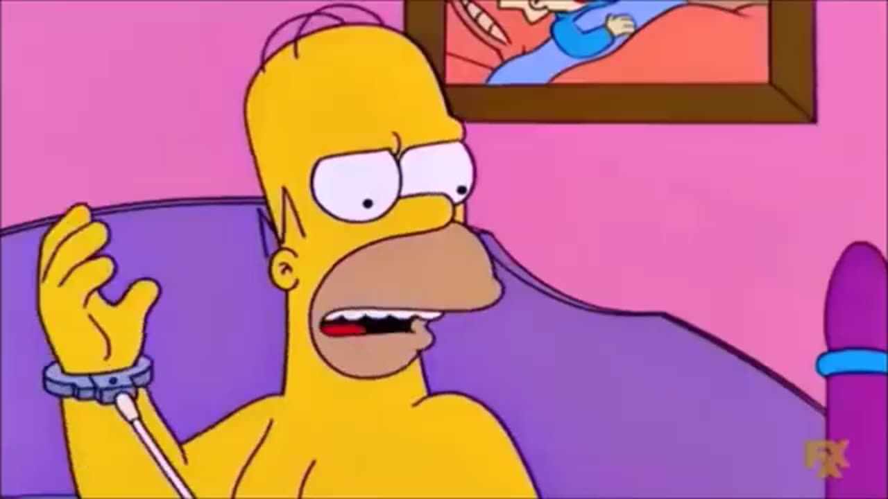 The Simpsons: Judge me tender/The parent rap - Spanking Clip