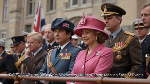 VE Day 80: British Royal Family Watches Military Parade Marking Start of Events