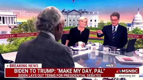 Flashback: Reaction on Morning Joe after Biden dropped his trash talk video about debating Trump