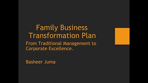 Family Business Transformation