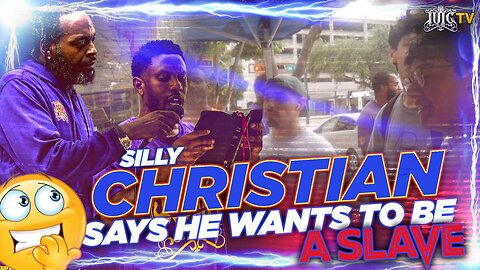 CHRISTIAN SAYS BEING A SLAVE IS “OKAY”?!