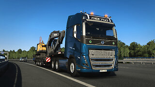 ETS2 | Volvo FH5 750 | Nuremberg DE to Munich DE | Excavator Volvo EC220E 20t