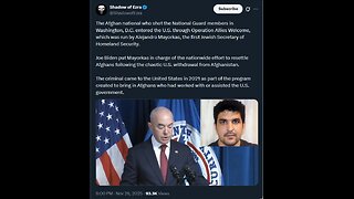 The Afghan national who shot the National Guard members in Washington, D.C. entered ...