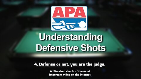 Defensive Shots - Ep. 4 - Defense or not?