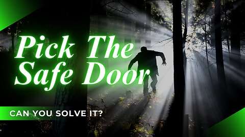 Pick the Safe Door — The Two Doors Riddle Logic Puzzle