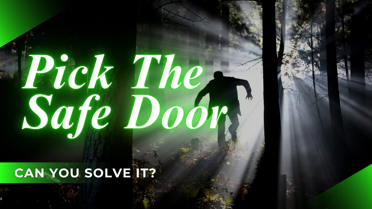 Pick the Safe Door — The Two Doors Riddle Logic Puzzle