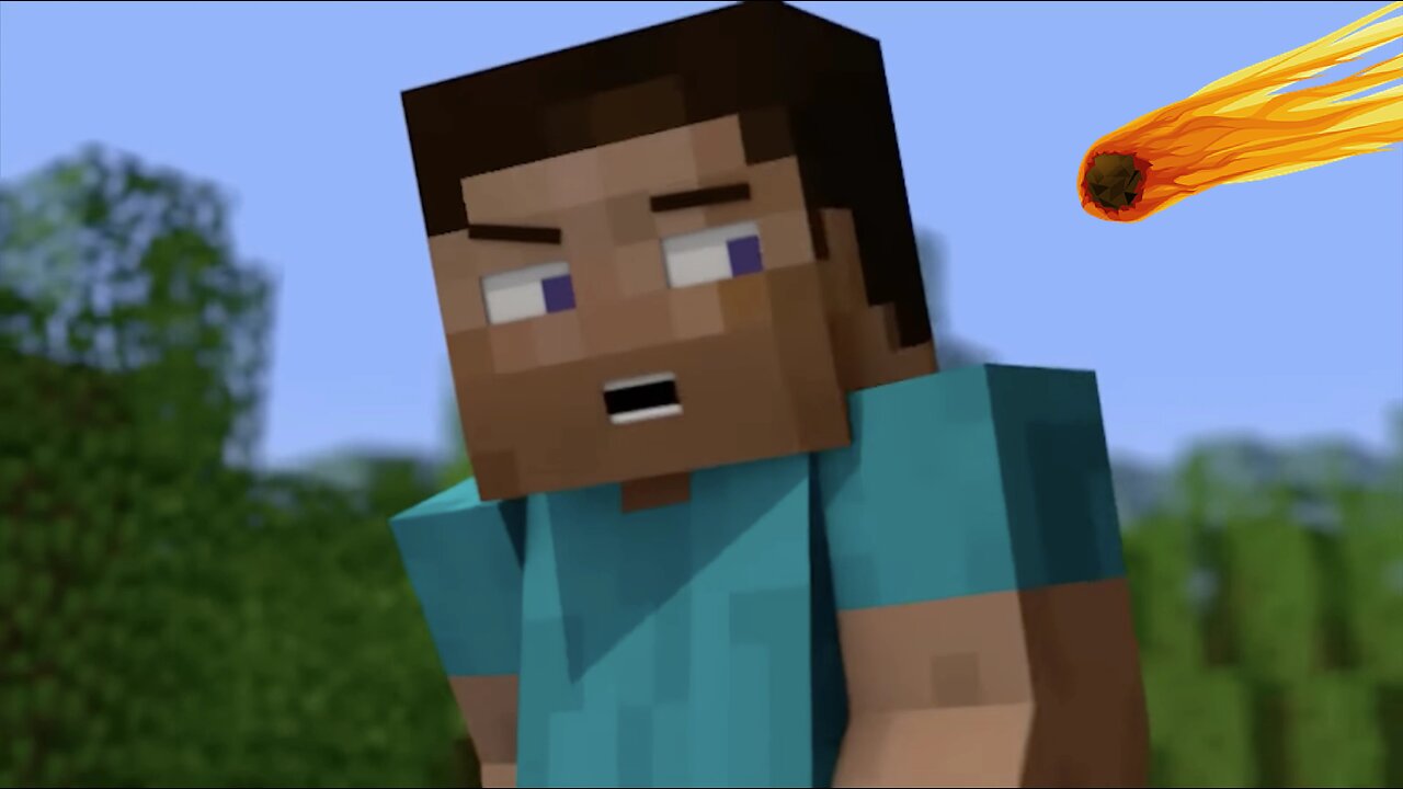 Minecraft Steve AI, BUT A Meteor Strike OCCURS!
