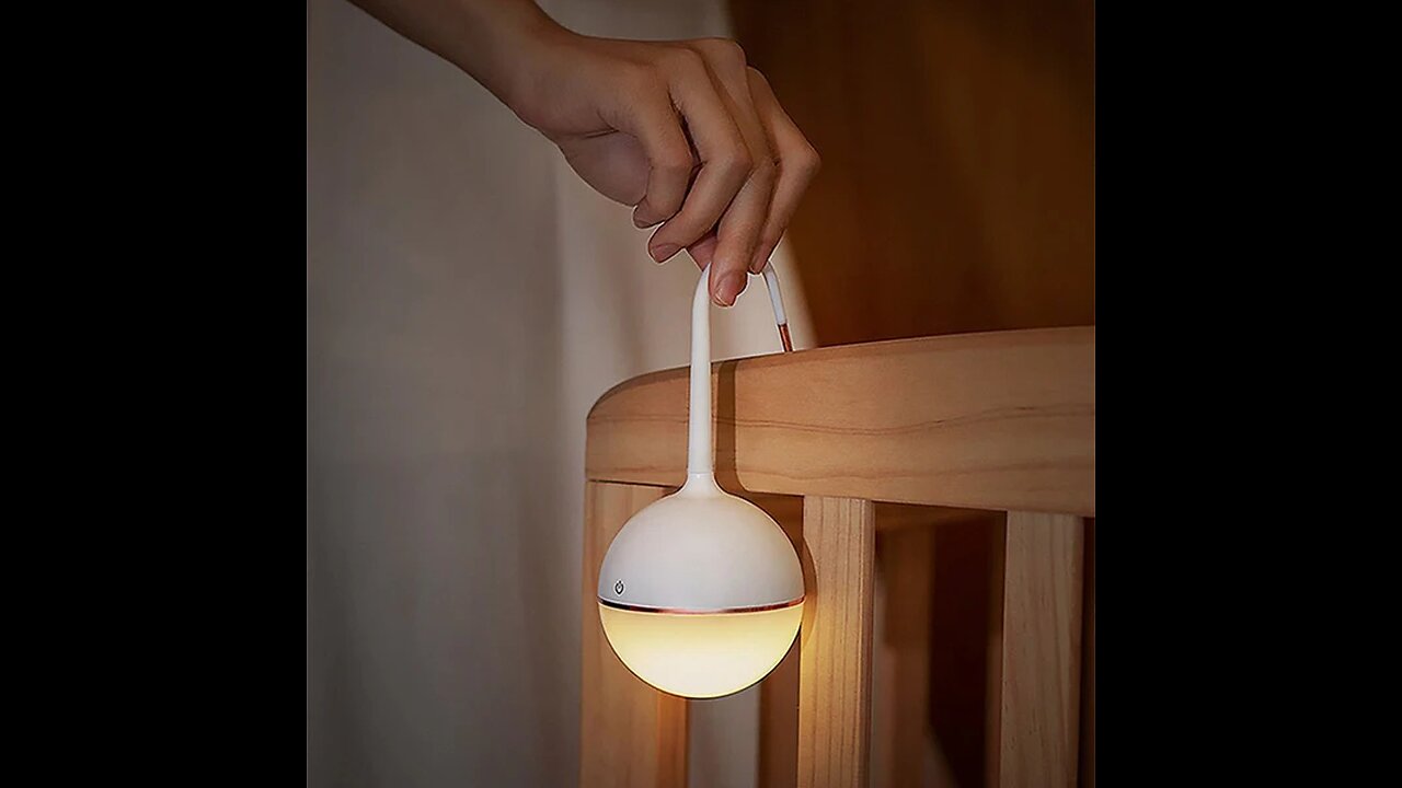 Rechargeable Table_Wall Lamp, with Adjustable Brightness & Touch Control, for Nightlight, Writing