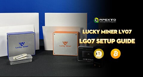 Lucky Miner LV07 & LG07 – Complete Setup Guide for Solo Bitcoin & Dogecoin Mining