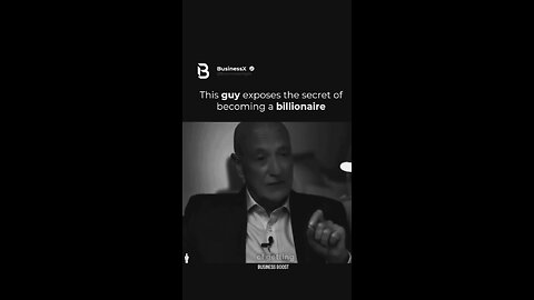 The Secret of Becoming a Billionaire