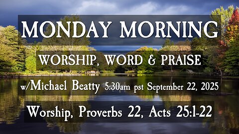 🌤️MONDAY MORNING✝️