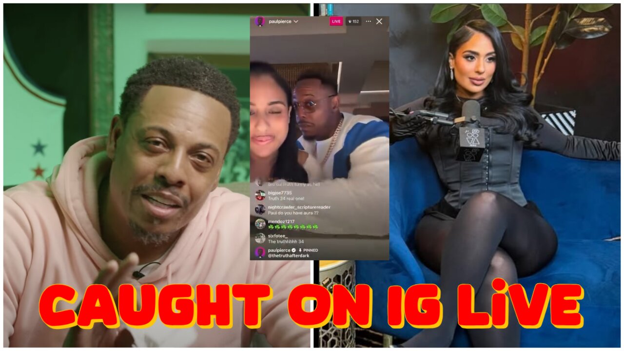Paul Pierce Caught Again?! Drunk on IG Live Groping Podcast Co-Host