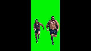 Ashton Hall and DJ Khaled Running | Green Screen