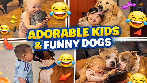 Cutest Kids and Dogs Compilation 🥰🐕 | You’ll Laugh Instantly!