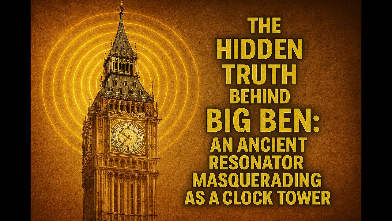The Hidden Truth Behind Big Ben: An Ancient Resonator Masquerading as a Clock Tower