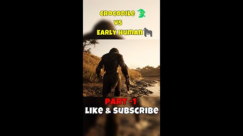 Crocodile 🐊 Vs Early Human 😲