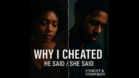 Why I Cheated: He Said / She Said | Unsent & Unspoken Letters Series