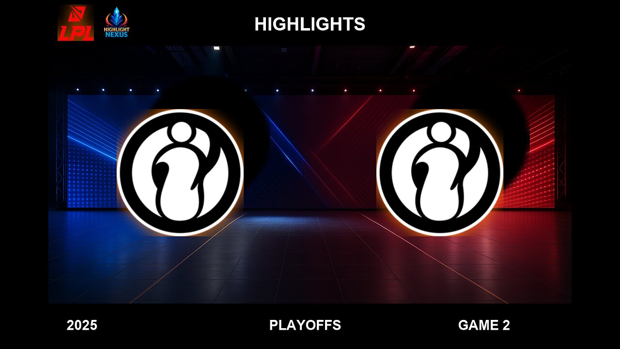 IG vs WE Game 2 Highlights - LPL Playoffs 2025 - Invictus Gaming vs Team WE