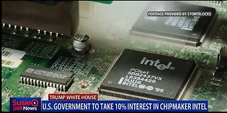 US GOV TO TAKE 10 PERCENT INTEREST IN CHIPMAKER INTEL