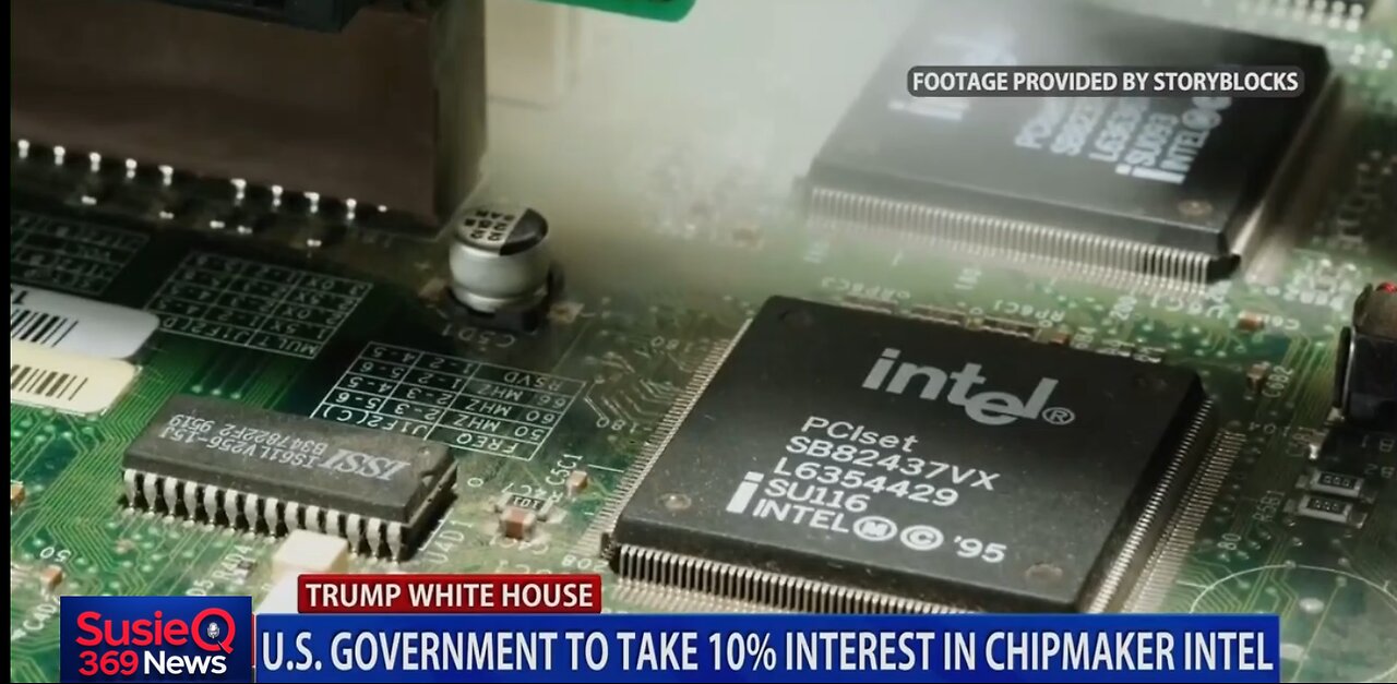 US GOV TO TAKE 10 PERCENT INTEREST IN CHIPMAKER INTEL