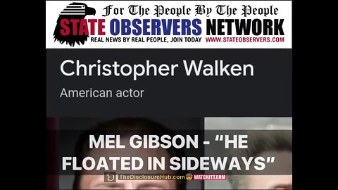 Mel Gibson talks about Christopher Walken floating sideways