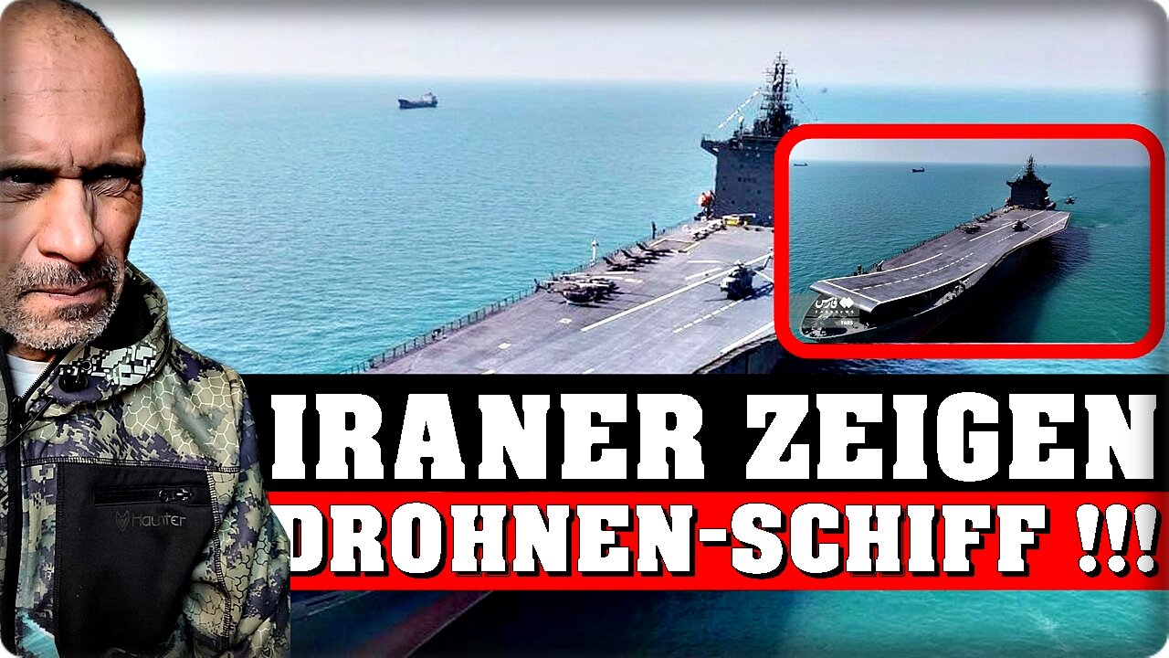Iraner zeigen Drohnen-Schiff!!!