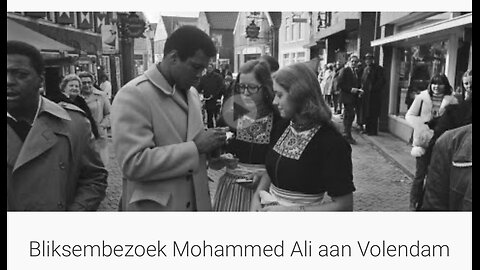 Mohamed Ali bliksembezoek volendam