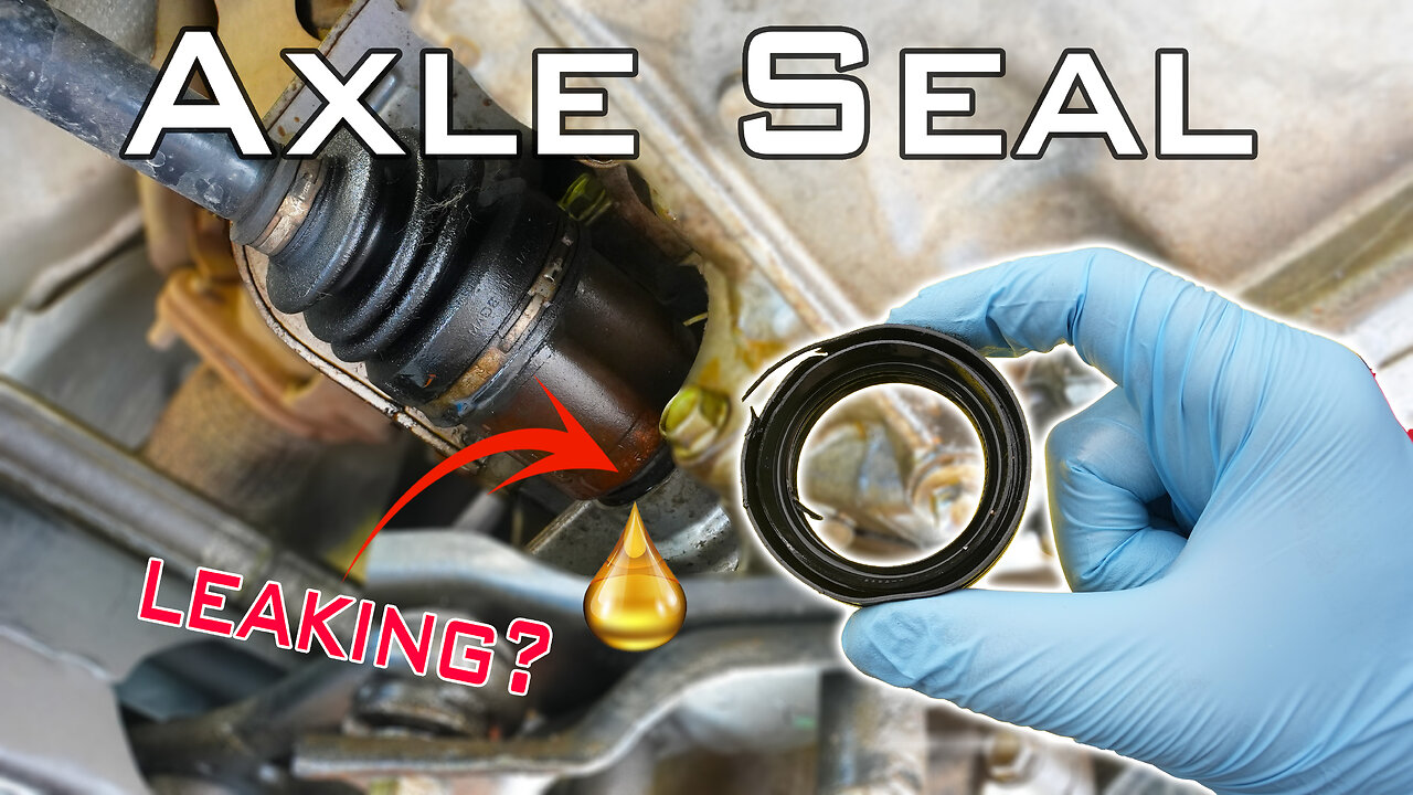 How To Replace a Leaking Axle Seal / Fix Front Axle Oil Leak Fast