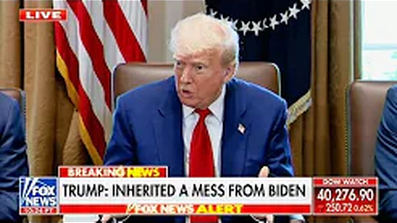 Trump ADMITS he will blame the recession on BIDEN