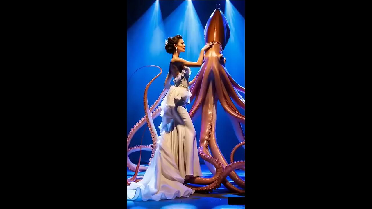 lady turns into octopus