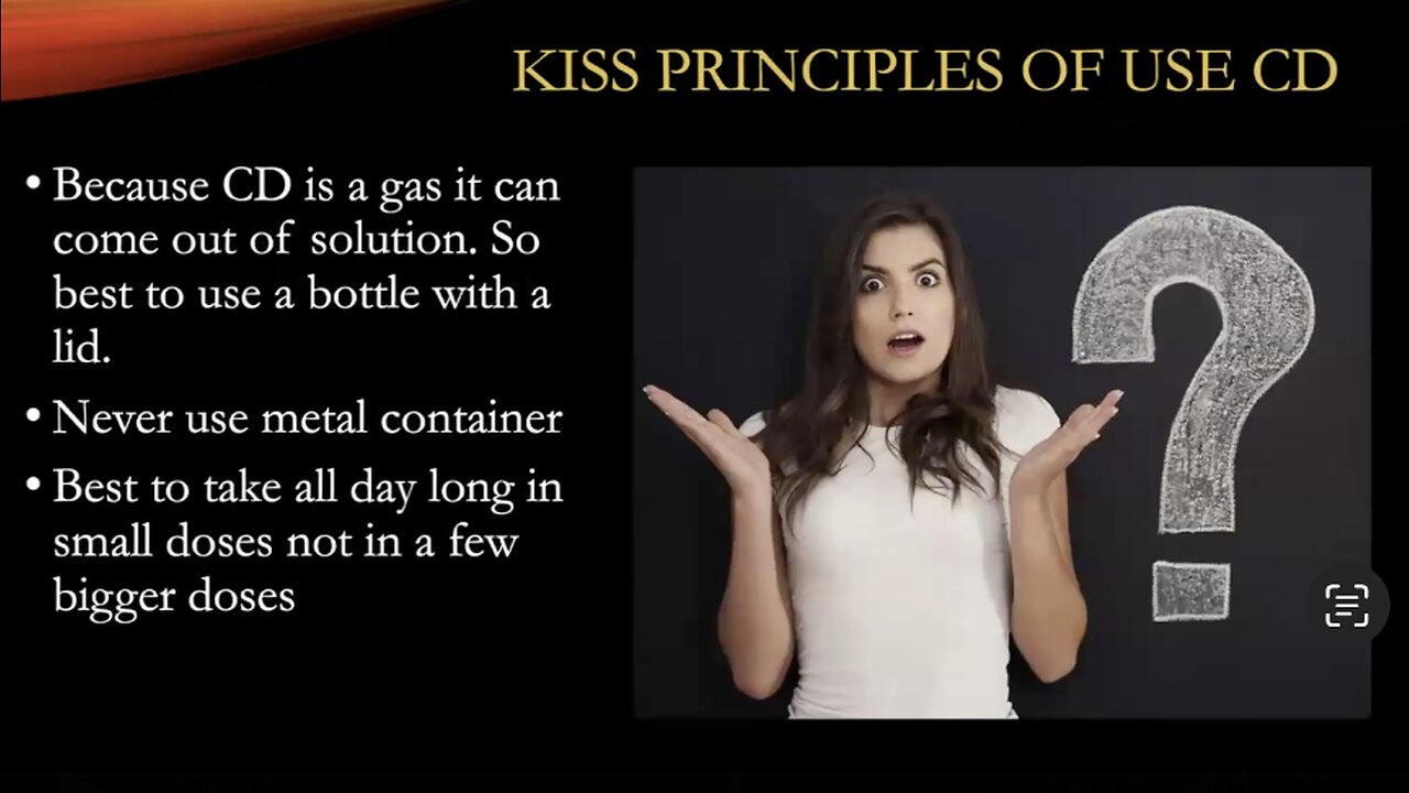 Chlorine Dioxide--My full Speech including a How To section.