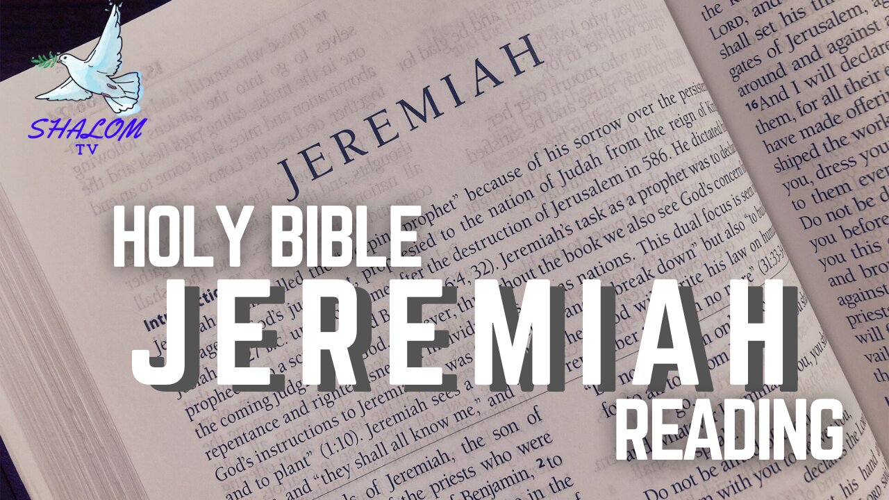 Complete Reading Of Book of 'JEREMIAH' (NIV) | HOLY BIBLE