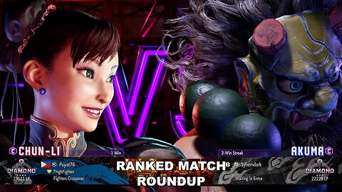 Kuya Kalbo SF6 Ranked Match Roundup. Chun Li 4 star Diamond Rank [Hori Fight Stick]