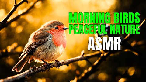 MORNING BIRDS | Peaceful Nature ASMR | Focus & Relax