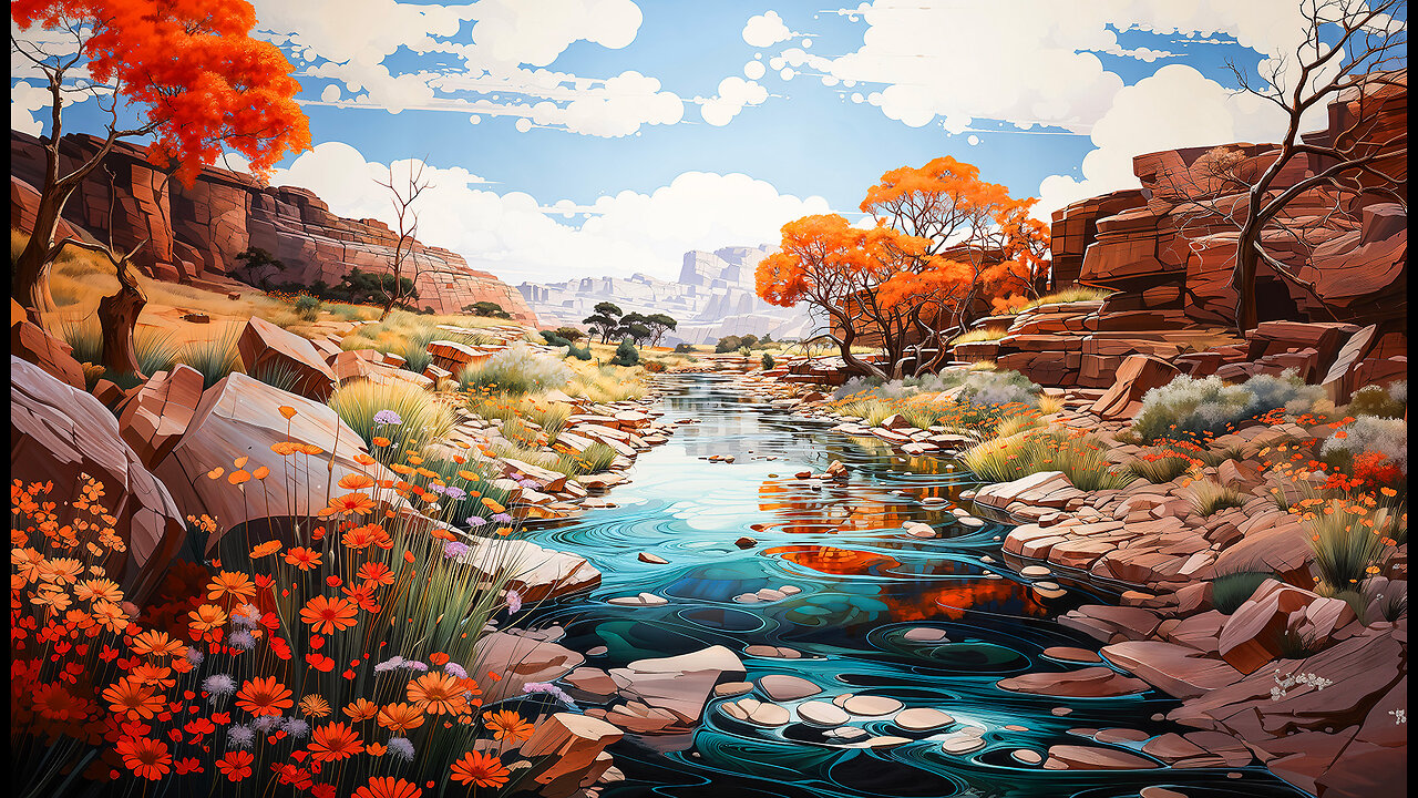 Acoustic Music - Surreal Canyon